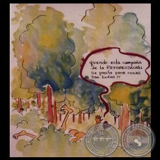 CAMPAÑA DE REFORESTACIÓN - Ilustración de ANY UGHELLI